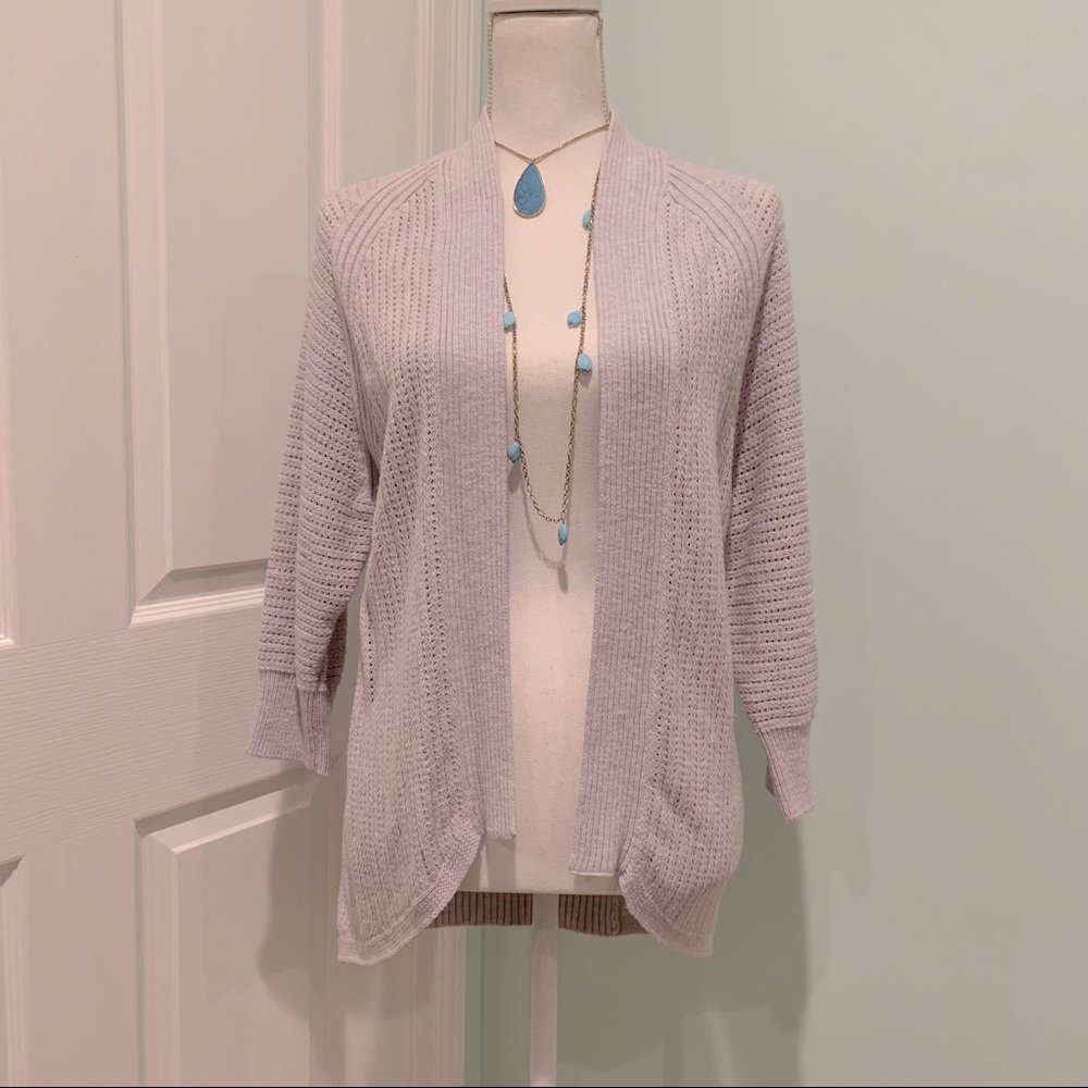 Banana Republic East West Easy Open Front Cocoon Knit Cardigan Sweater Small S